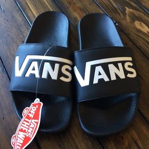 Vans Slides BNWT! Sz 9 W Black